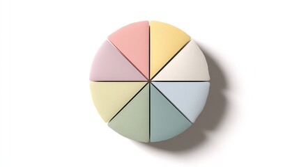 Obraz premium colorful pie chart