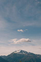clouds over the mountains - New Zealand