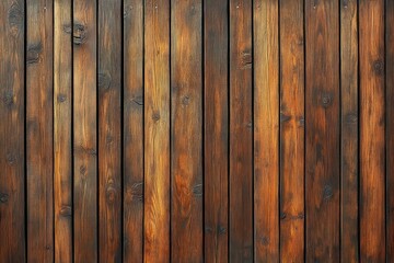 Close-up view of rustic wooden planks with warm brown tones and natural grain patterns creating a textured wooden surface