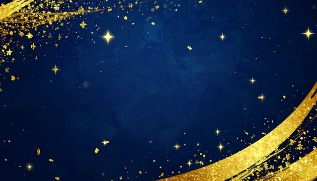Abstract background with gold glitter