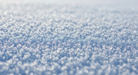 Obraz premium Icy Snowflake Surface with Sparkling Detail in Winter Scene