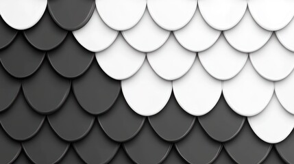 Black and White Scales, A Modern and Minimalist Architectural Detail