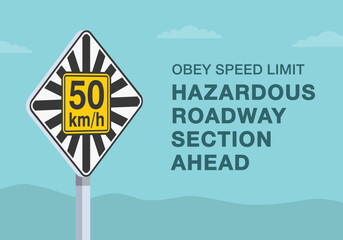 Safe driving tips and traffic regulation rules. Close-up of canadian 