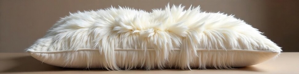 Luxurious fluffy feather cushion, plump and soft, perfect for ultimate comfort and relaxation  Ideal for home decor, adding a touch of elegance and style ,  warmth,  bedding,  relaxation