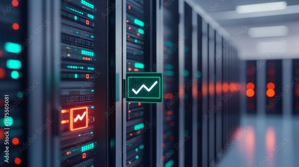 Poster data center server room graph analytics, it infrastructure ,big data
