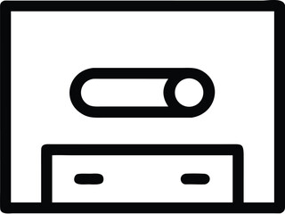 Vintage Tape Drive Icon data storage vintage technology