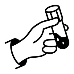 A sketchy style icon representing nanotechnology
