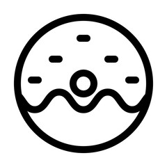 Doughnut Icon Outline