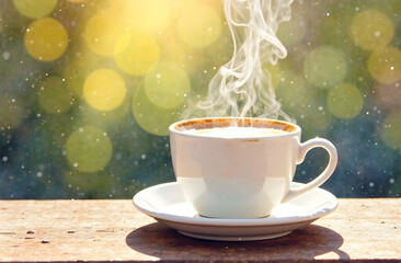 Fototapeta premium cup of coffee 