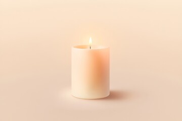 Peaceful candle glow for relaxation and holiday celebration decor