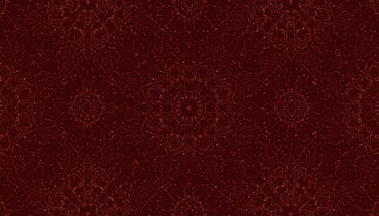 Intricate burgundy repeating pattern