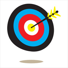 Target ,Archery target icon set vector
