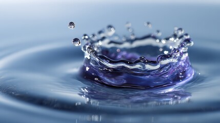 A vibrant splash of water showcasing the beauty of nature in motion.