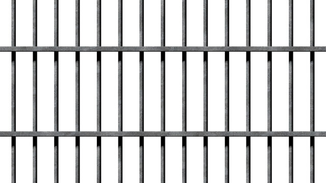 Gitter einer Gef&auml;ngniszelle