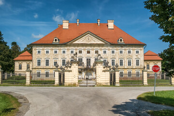 Historic Dornava Mansion in Ptuj, Slovenia.