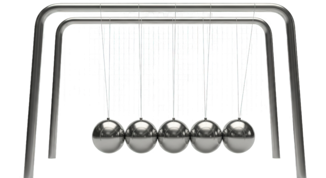 Newtonian Cradle Physics Science Education Motion Energy