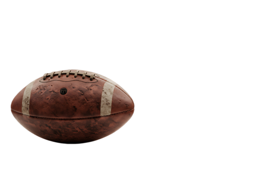 An american football on a transparent background isolated on transparent background - Powered by Adobe
