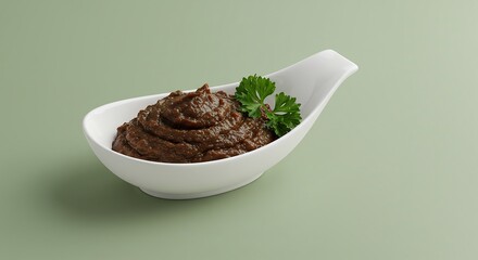 美しいダークソース、濃厚な風味を味わう