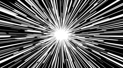 Obraz premium Warp Speed Tunnel Abstract Background