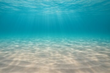 Underwater Tropical Beach View
