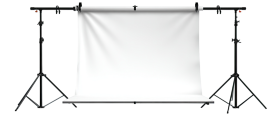 Photography backdrop setup