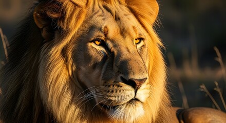 Fototapeta premium portrait of a lion