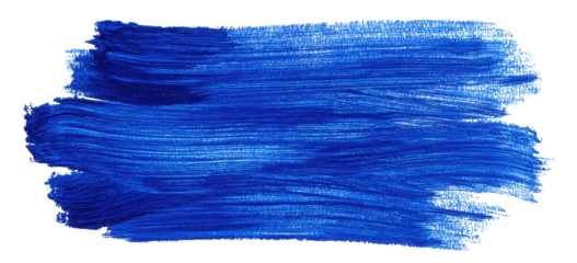 Vibrant Blue Paint Brushstroke Texture