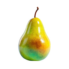 Juicy Ripe Pear Fruit Studio Shot.