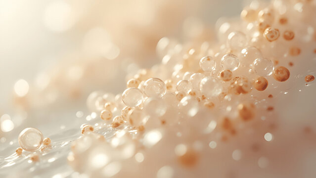 A close-to-life light micrograph of dissolved organic carbon (DOC) particles. 