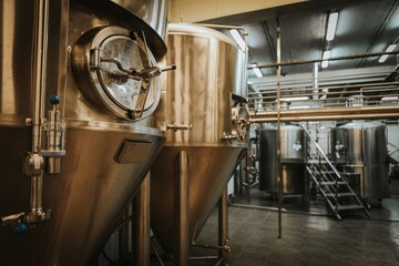 brewing equipment for a brewery
