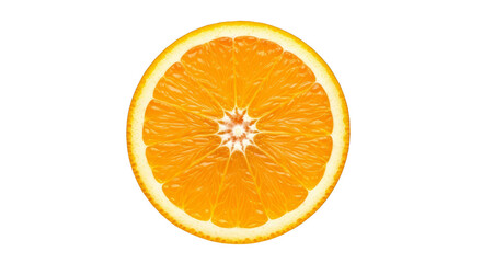 Fototapeta premium Sliced orange A radiant citrus sunburst
