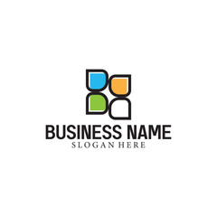 Business logo icon vector illustration template design