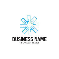 Business logo icon vector illustration template design