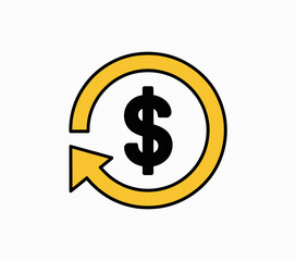 gold dollar sign