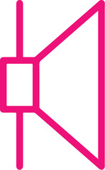 Speaker icon  simple icon. Vector ICON all icon Viktor	