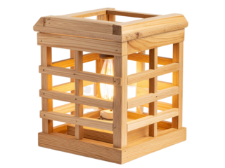 wooden pallet isolated on white background