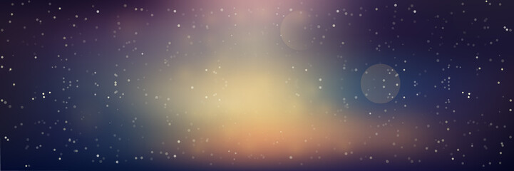 Abstract orange bokeh background. Christmas background. Abstract blurred light element that can be used for cover decoration bokeh background vector. bokeh of water fly and lights on black background.