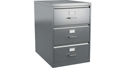 Three Drawer Metal Filing Cabinet Office Storage