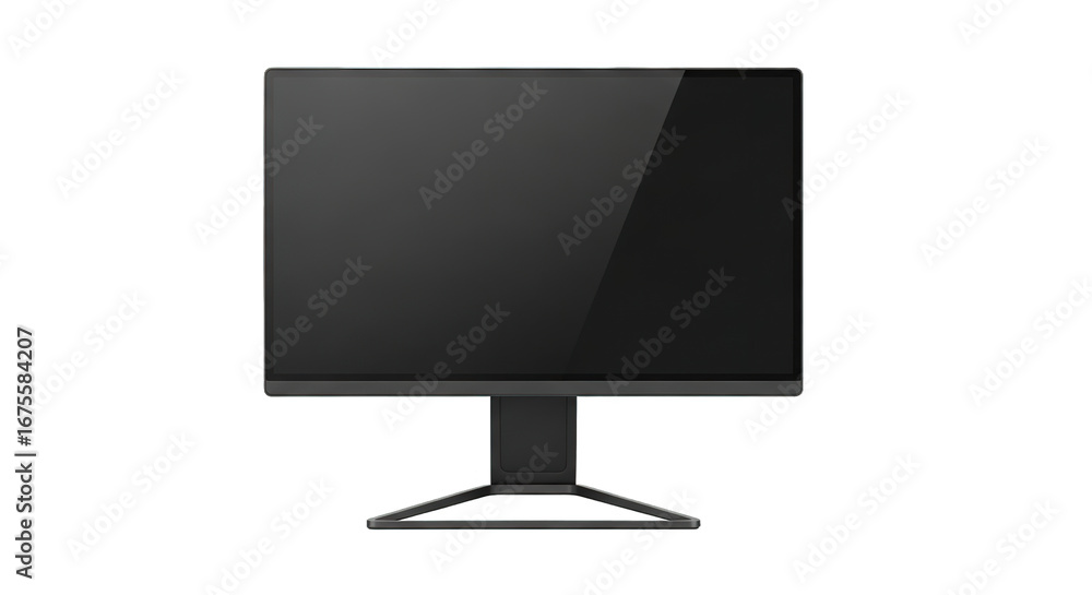 Poster modern black computer monitor display screen