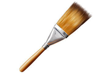 Fototapeta premium Brush equipment element showcasing detailed craftsmanship and design isolated on a low-resolution background suitable for art and painting projects