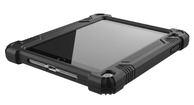 Durable Protective Tablet Case Black Rugged Design