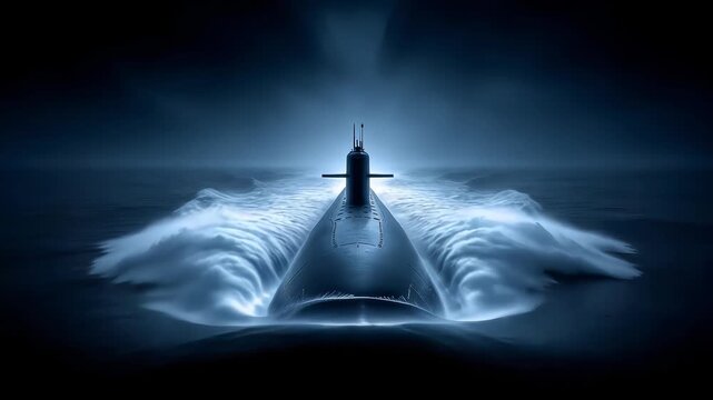Submarine Breaking Waves and Moving Forward