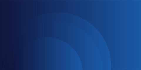 Abstract blue glowing geometric lines on dark blue background. Modern shiny blue circle
