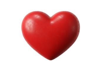 Classic Red Heart Symbol: Valentine's Day, Love, Romance isolated on transparent background