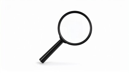 magnifying glass isolated on white