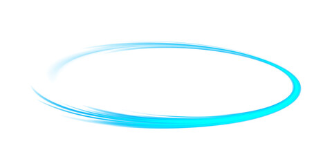 Futuristic Blue Neon Light with Glowing Swirls, Energy Beams, and Sparkling Star Effects.