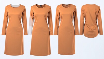 orange shirt on white 