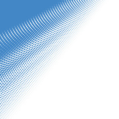 Blue polkadot halftone abstract background vector image design with dotted pattern