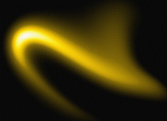  Abstract golden swirl on black