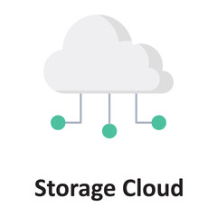 storage cloud  Vector Icon which can easily modify or edit